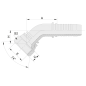 26741 ESPIGA HEMBRA JIC 45° PARA MANGUERA R1 - R2-R12-4SP