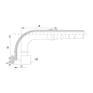 26793 ESPIGA HEMBRA JIC INTERLOCK 90° PARA MANGUERA R13 - R15