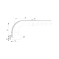 26793 ESPIGA HEMBRA JIC INTERLOCK 90° PARA MANGUERA R13 - R15