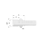 12611A ESPIGA MACHO BSP PARA MANGUERA R1 - R2 - R12 - 4SP