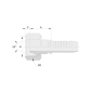 20511T ESP. H. METR. PESADA RECTA PARA MANGUERA R1 - R2 - R12 - 4SP